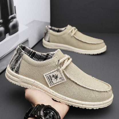 Men's Simple All-match Casual Canvas Sneakers - Tredona LLC