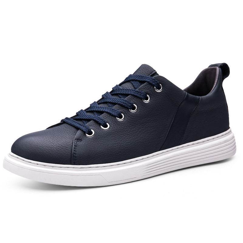 Spring Low-cut Genuine Leather Top Layer Cowhide Flat Retro Sneaker - Tredona LLC