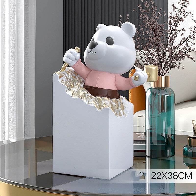 Creative Panda Living Room Decoration Ornaments Home - Tredona LLC