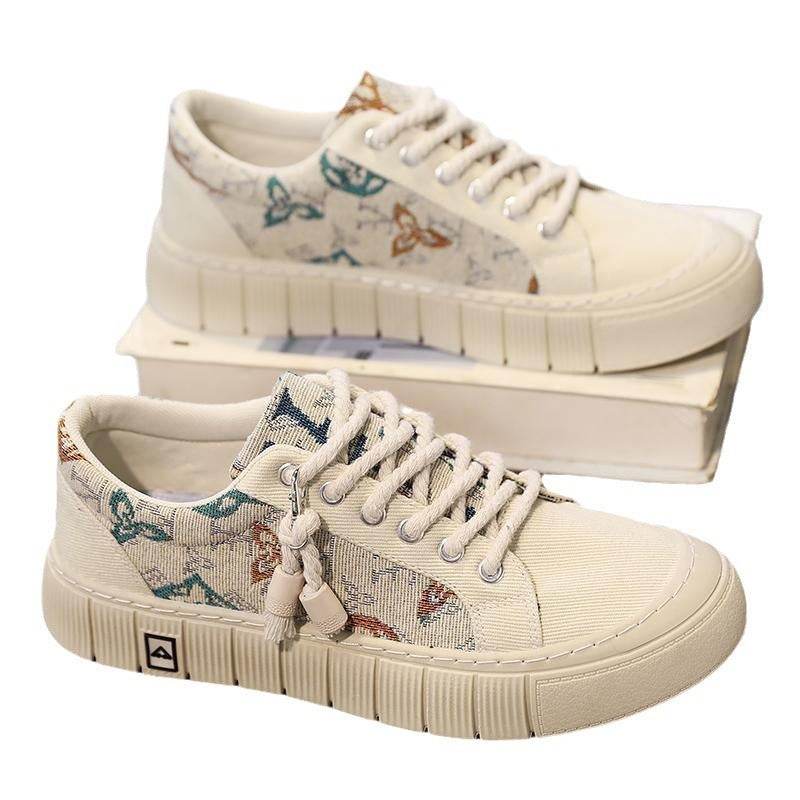 Trendy Wild Four Seasons Canvas Sneakers - Tredona LLC