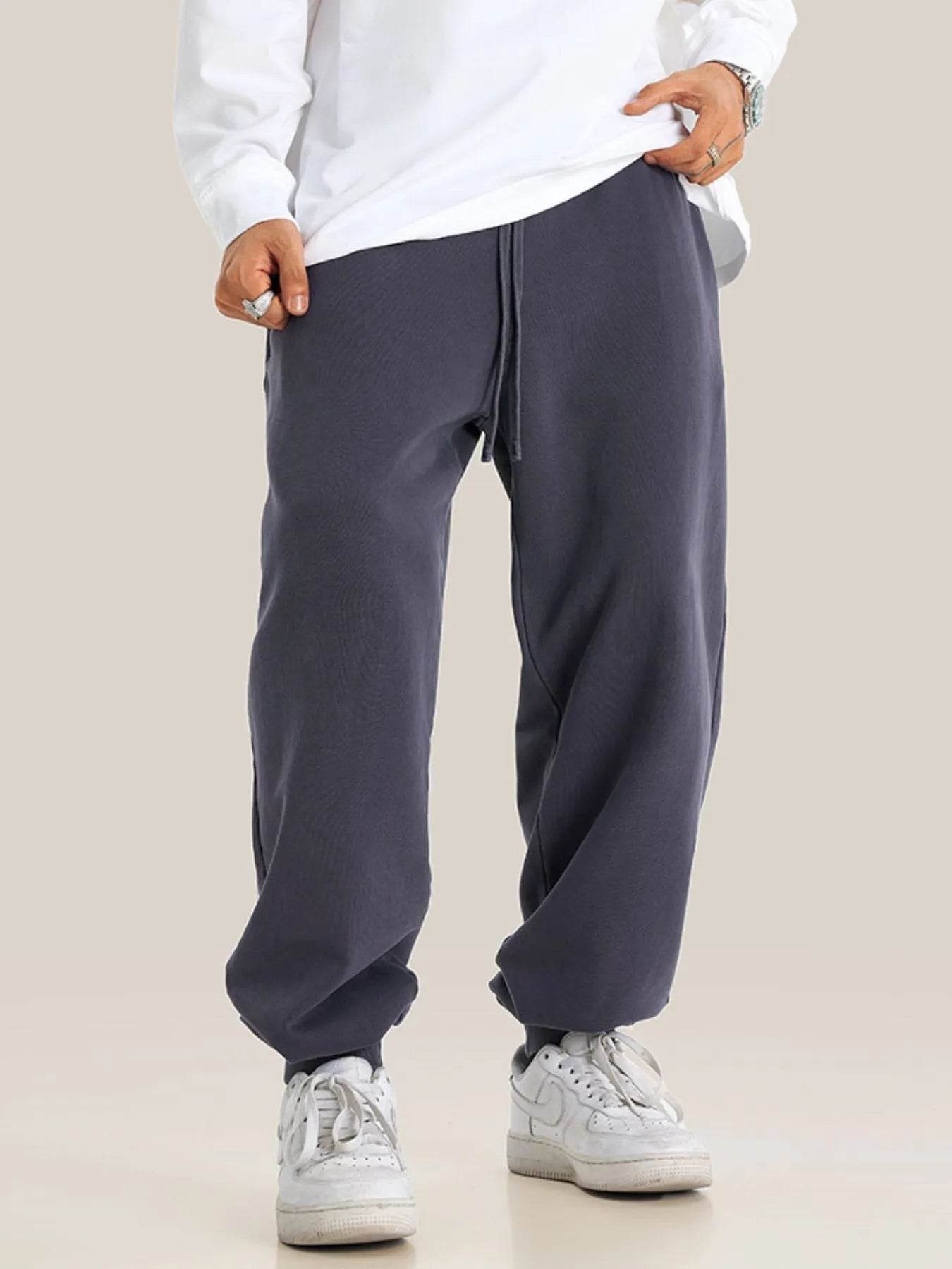 Men's Oversized Drawstring Sweatpants - Tredona LLC