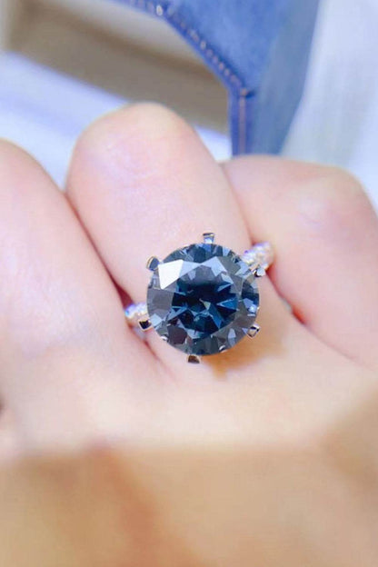 5 Carat Moissanite 925 Sterling Silver Ring - Tredona LLC