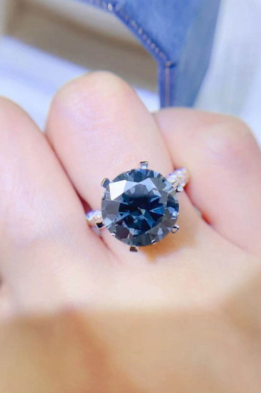 5 Carat Moissanite 925 Sterling Silver Ring - Tredona LLC