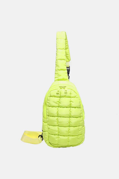 Quilted Nylon Crossbody Bag - Tredona LLC