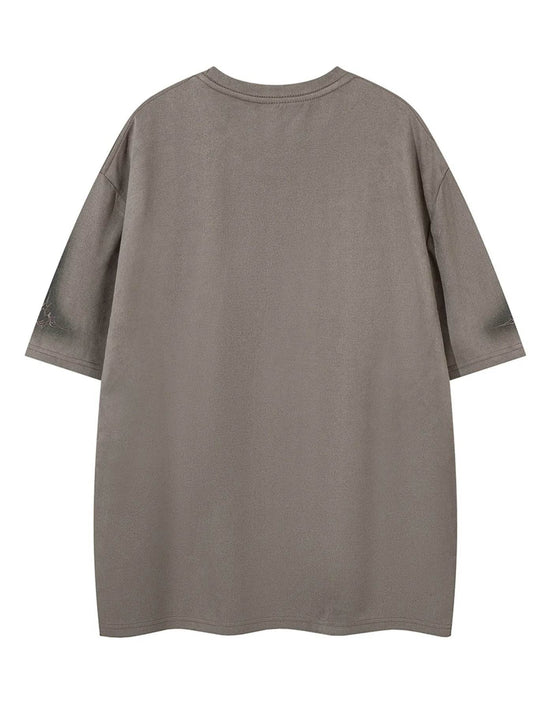 Men's Round Neck Short Sleeve Oversized T-Shirt - Tredona LLC