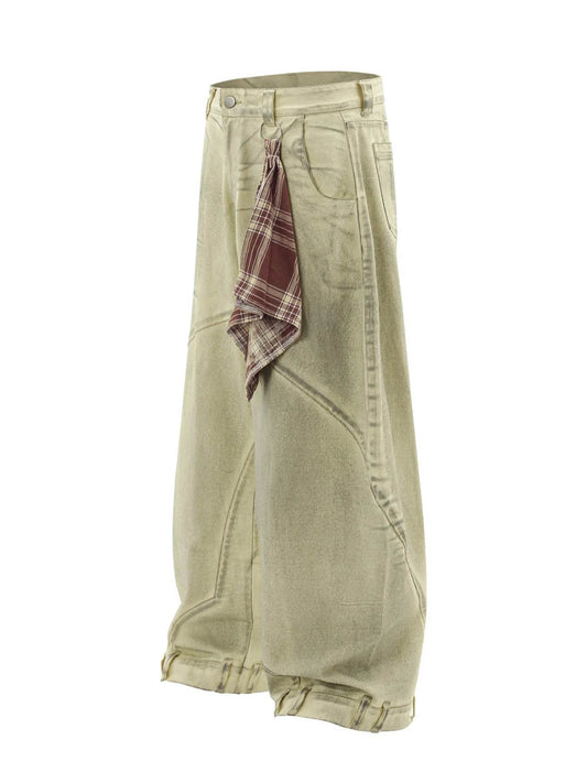 Men's Wide Leg Jeans - Tredona LLC