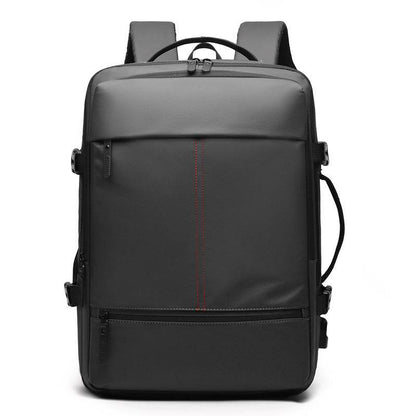 Multi-functional Boarding Solid Color Backpack Men's Waterproof Large Capacity Travel Backpack - Tredona LLC