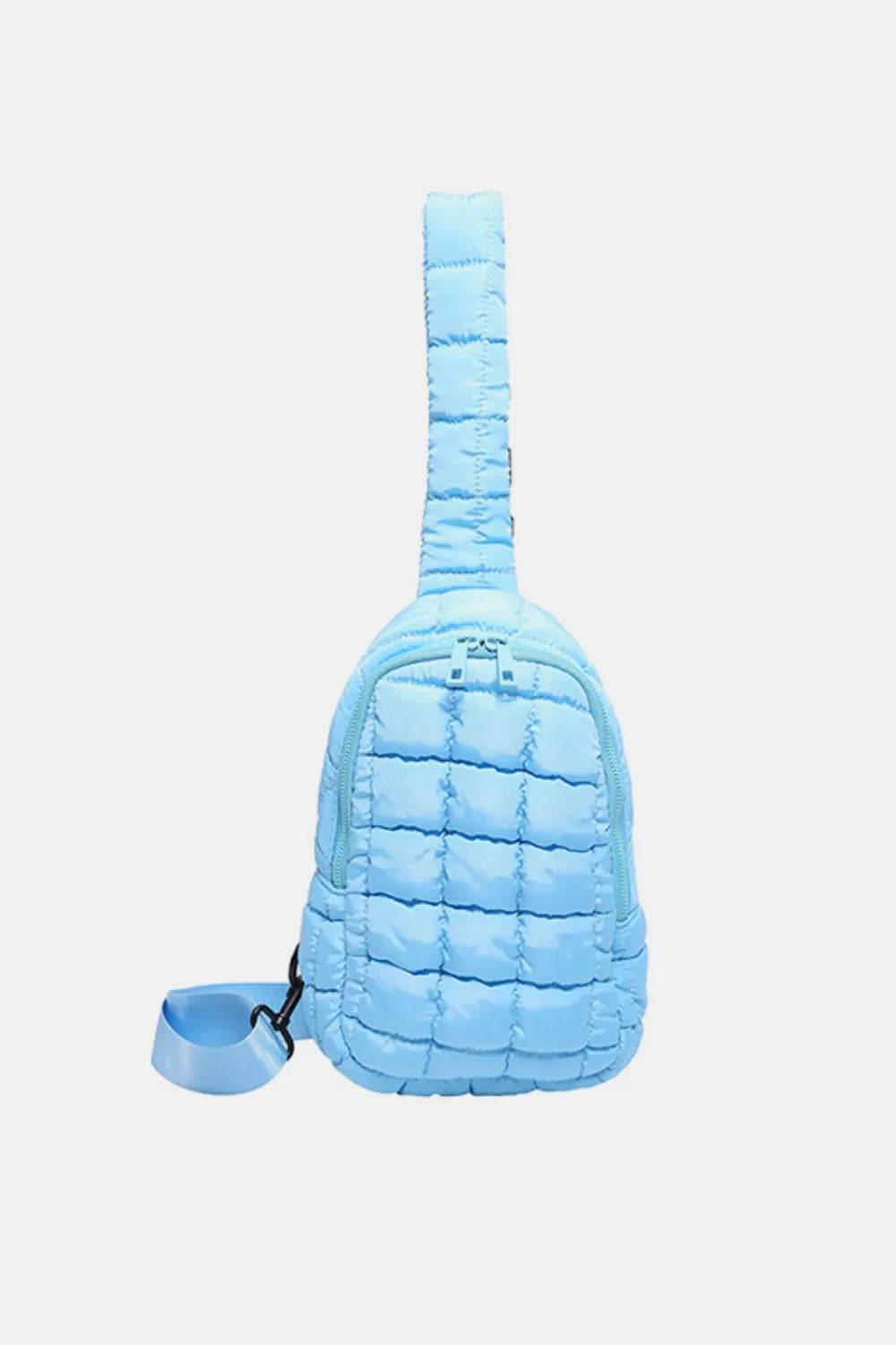 Quilted Nylon Crossbody Bag - Tredona LLC