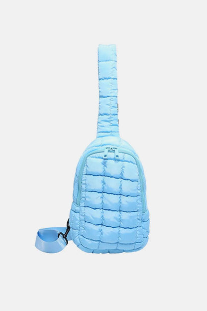 Quilted Nylon Crossbody Bag - Tredona LLC