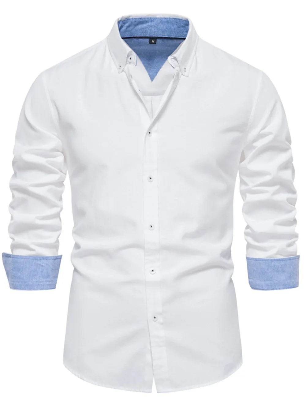 Men's Button Down Collared Neck Shirt - Tredona LLC