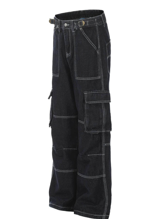 Men's Wash Cargo Jeans - Tredona LLC