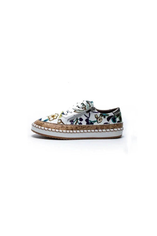 PU Leather Round Toe Flats Sneakers - Tredona LLC