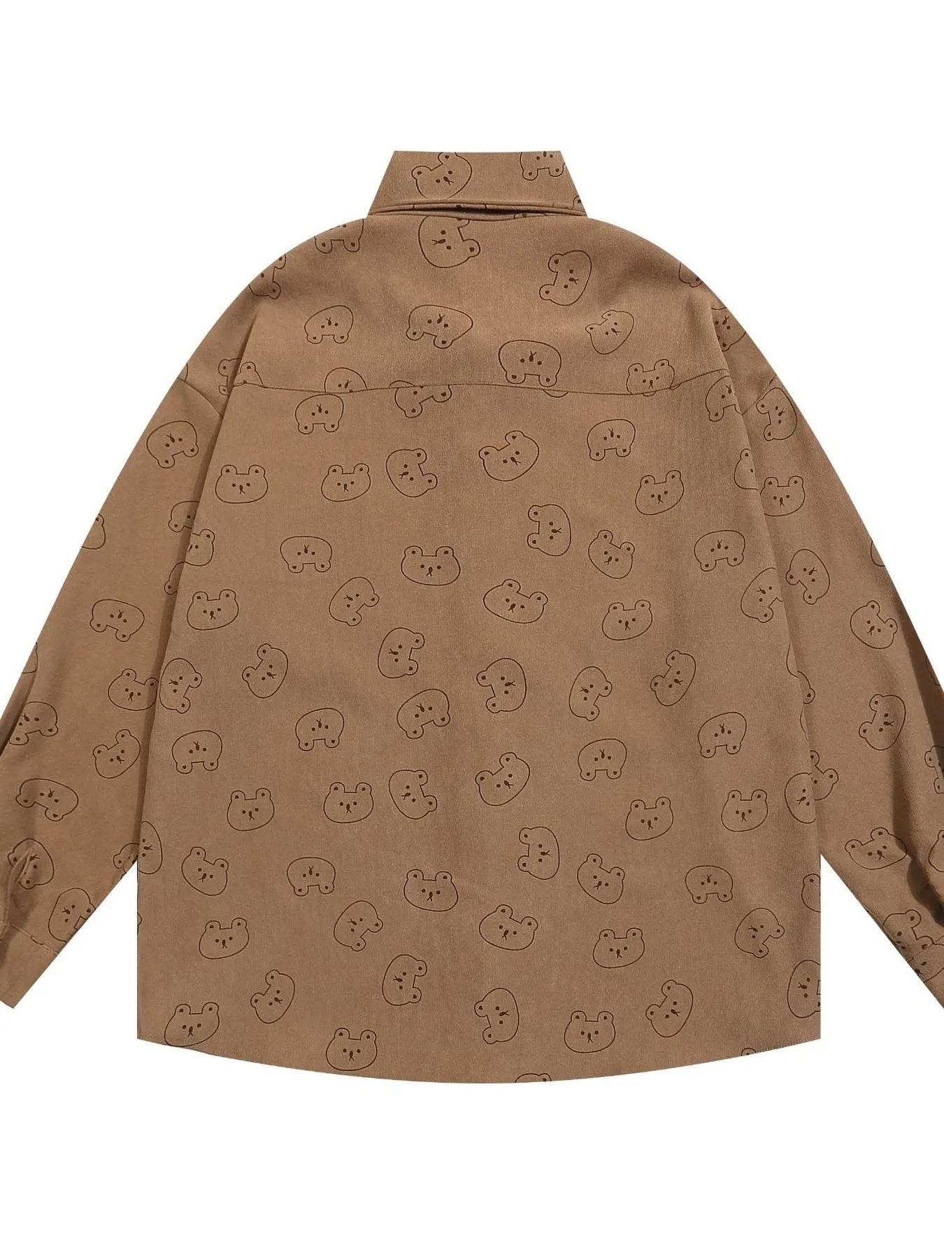 Men's Printed Button-Up Shirt - Tredona LLC