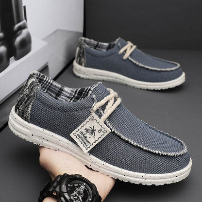 Men's Simple All-match Casual Canvas Sneakers - Tredona LLC