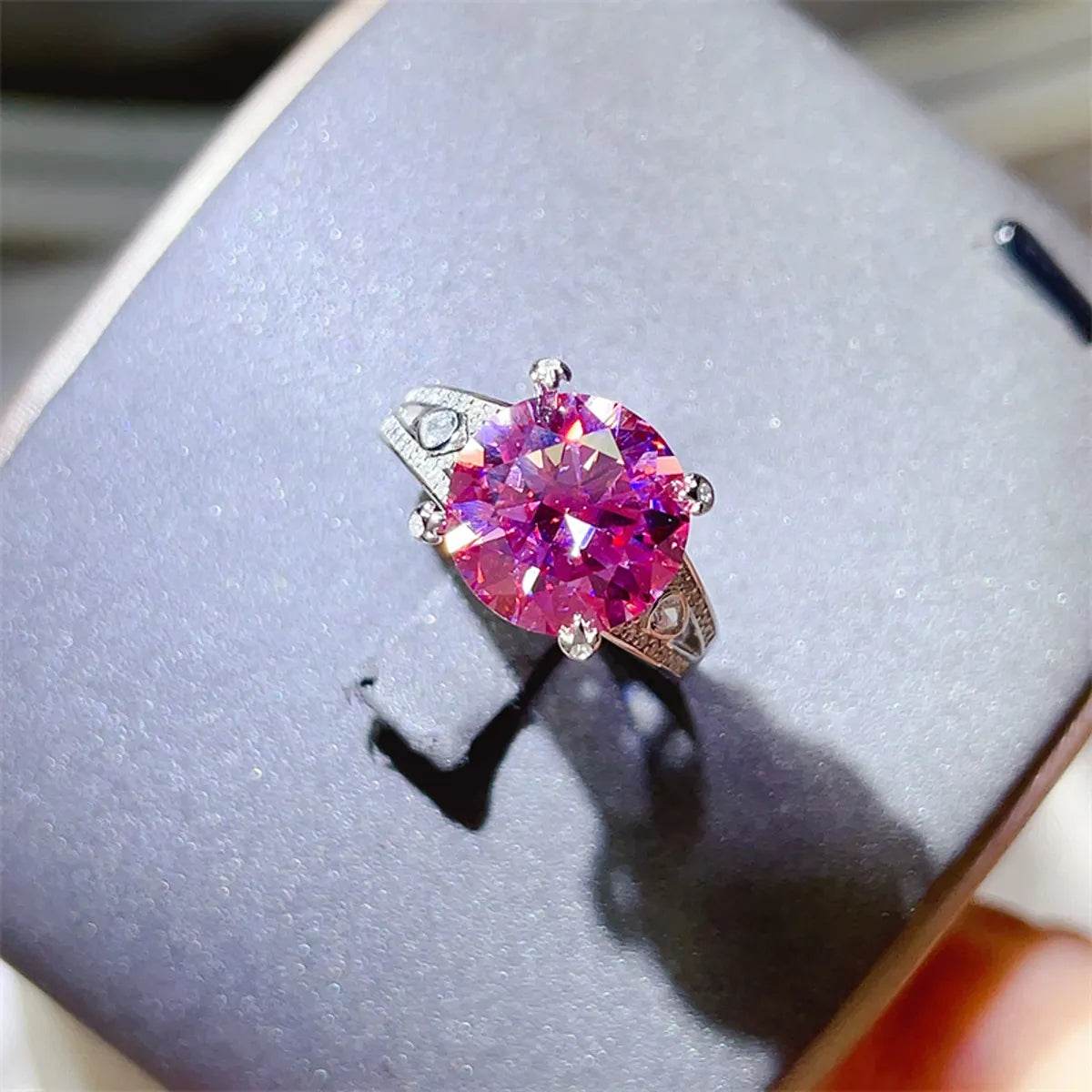 5 Carat Moissanite 925 Sterling Silver Ring - Tredona LLC