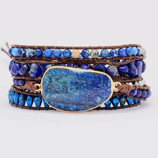 Alloy Bead Braided Bracelet - Tredona LLC