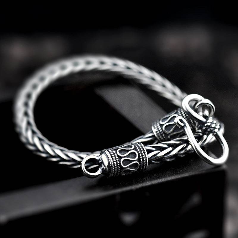Vintage Braided Keel Bracelet Men - Tredona LLC