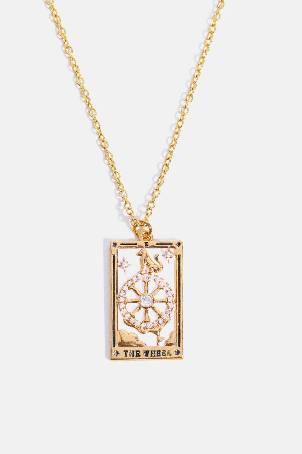 Tarot Card Pendant Stainless Steel Necklace - Tredona LLC