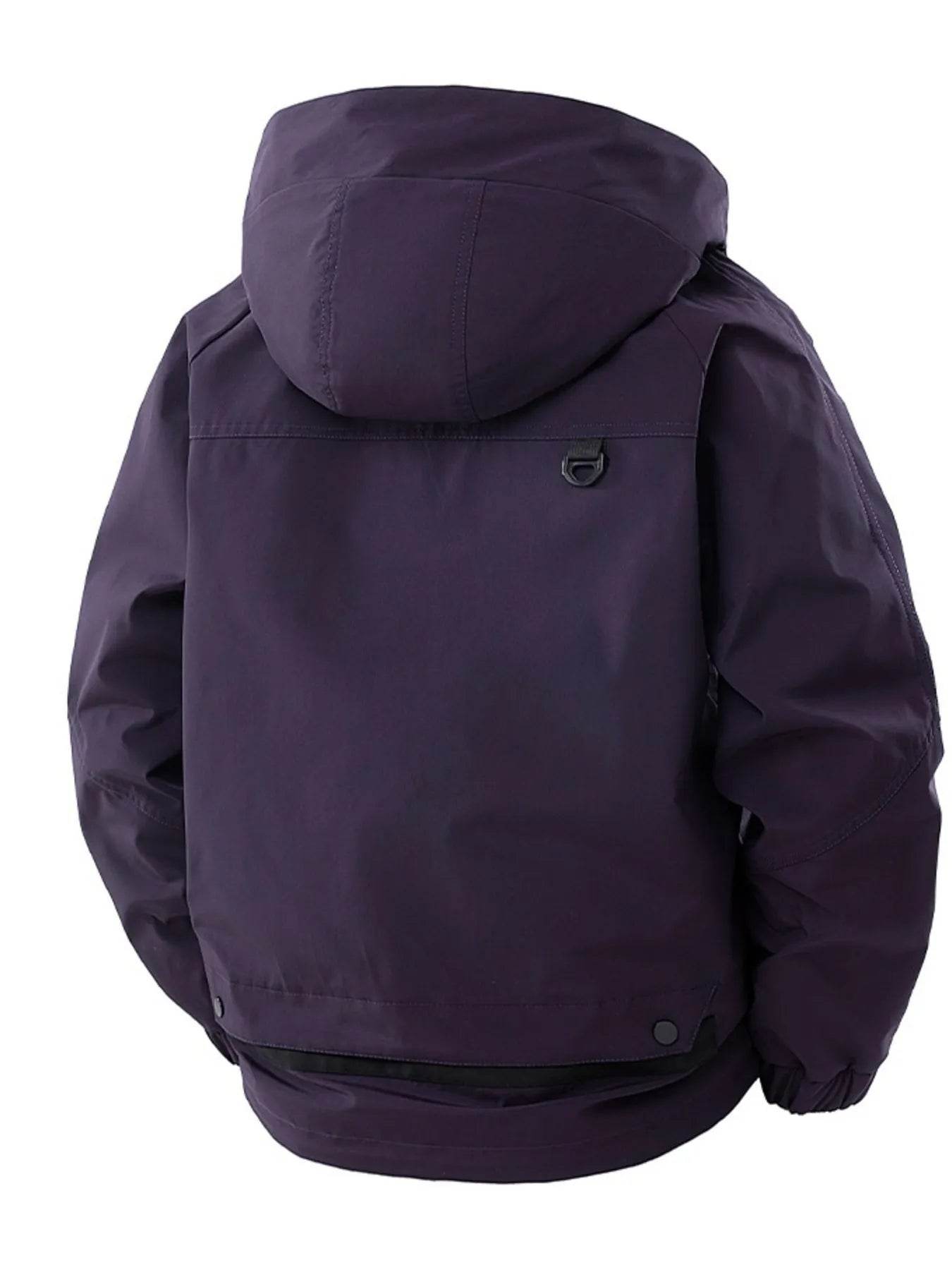 Men's Full Size Zip Up Long Sleeve Hooded Jacket Plus Size - Tredona LLC