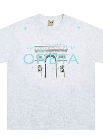 Men's Graphic Round Neck Short Sleeve T-Shirt - Tredona LLC