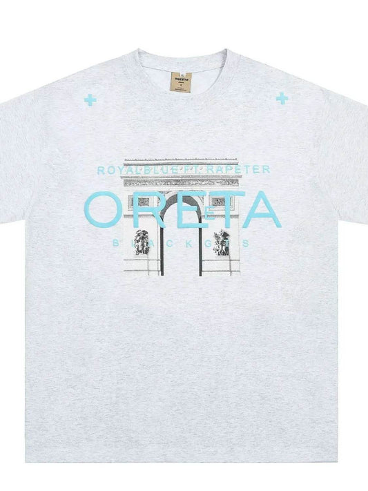 Men's Graphic Round Neck Short Sleeve T-Shirt - Tredona LLC