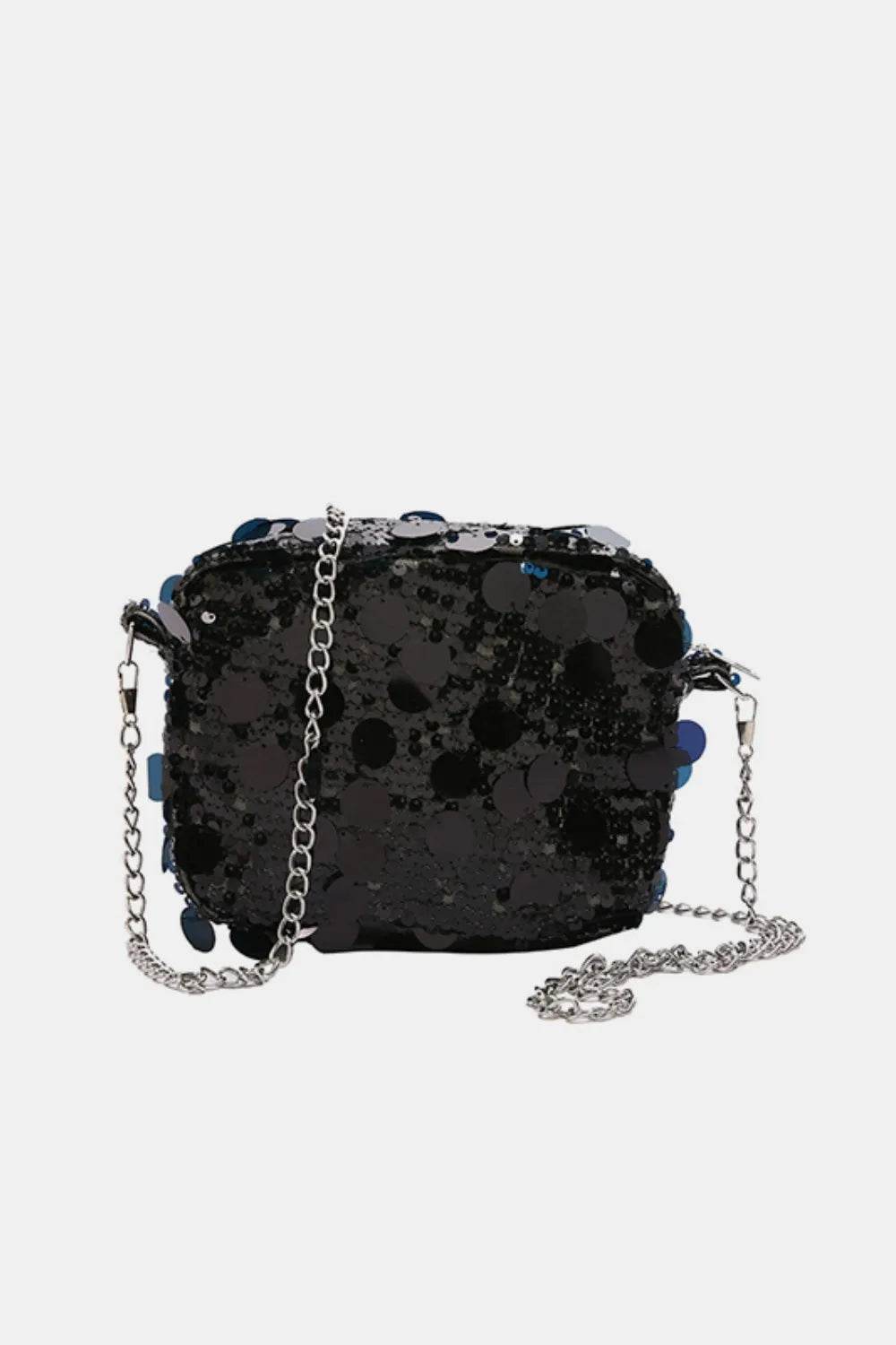 Sequin Chain Shoulder Bag - Tredona LLC