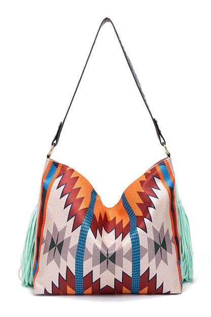 Geometric Canvas Tote Bag - Tredona LLC