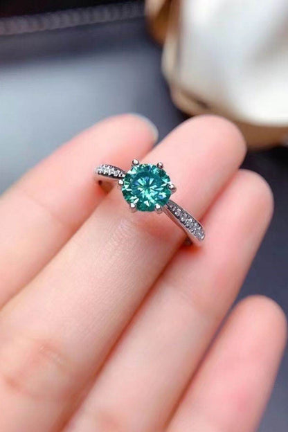 All For You 2 Carat Moissanite 925 Sterling Silver Ring - Tredona LLC