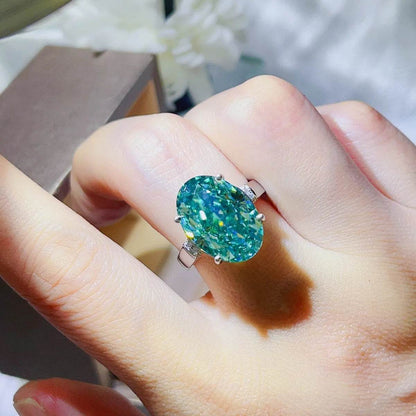 5 Carat Moissanite 925 Sterling Silver Ring - Tredona LLC