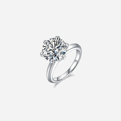 5 Carat Moissanite 925 Sterling Silver Ring - Tredona LLC