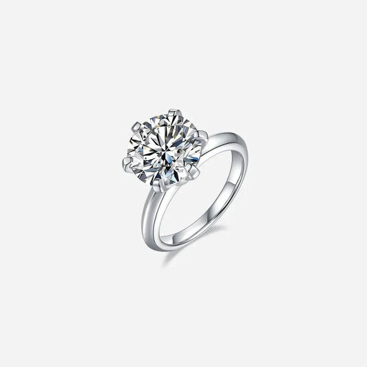 5 Carat Moissanite 925 Sterling Silver Ring - Tredona LLC