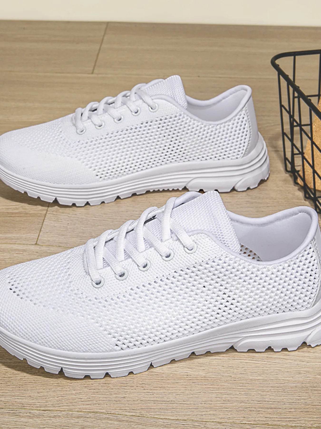 Lightweight Breathable Mesh Athletic Sneakers - Tredona LLC