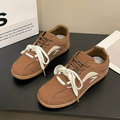 Contrast Flat Sneakers - Tredona LLC