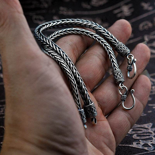 Vintage Braided Keel Bracelet Men - Tredona LLC