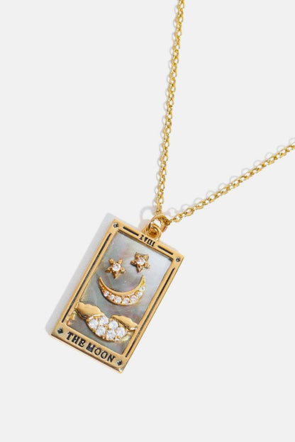 Tarot Card Pendant Stainless Steel Necklace - Tredona LLC