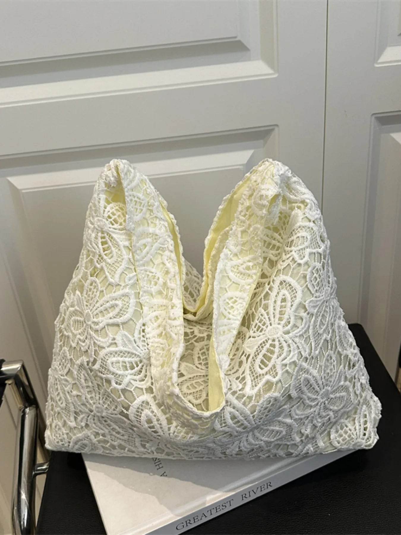Lace Pattern Shoulder Bag - Tredona LLC