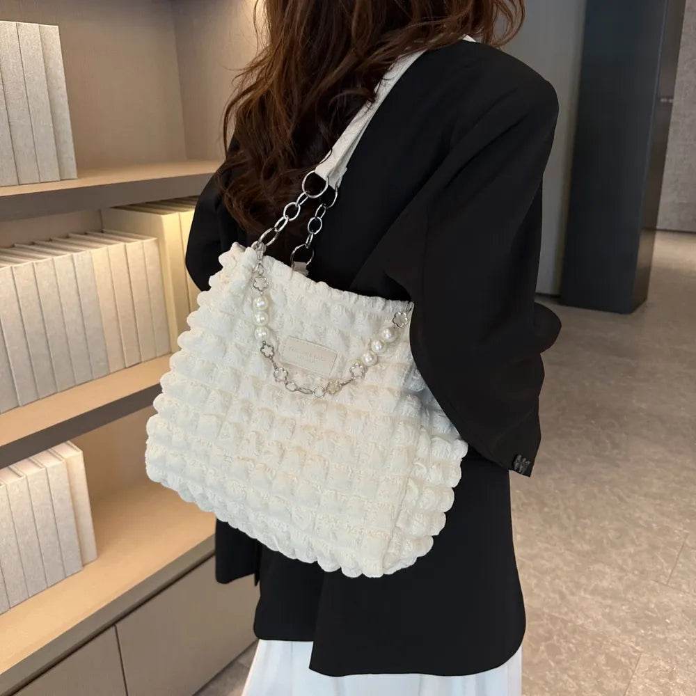 Bubble Textured Tote Bag - Tredona LLC