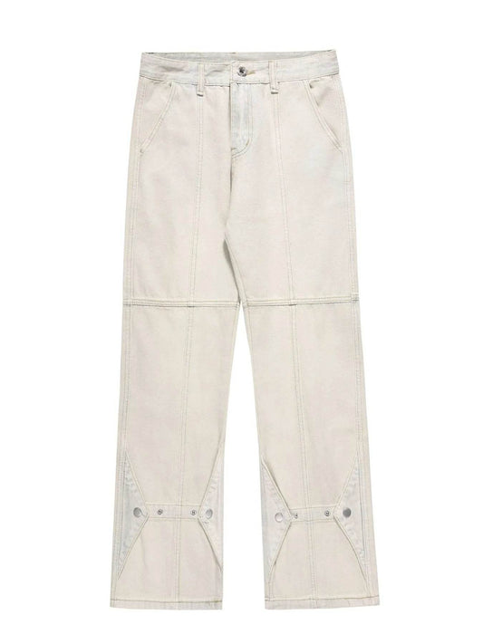 Men's Wide Leg Jeans - Tredona LLC