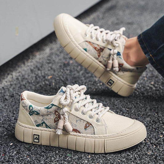 Trendy Wild Four Seasons Canvas Sneakers - Tredona LLC