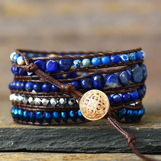 Alloy Bead Braided Bracelet - Tredona LLC