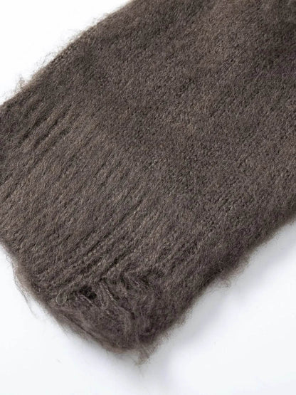 Men's Relaxed Fit Ribbed Hem Sweater - Tredona LLC