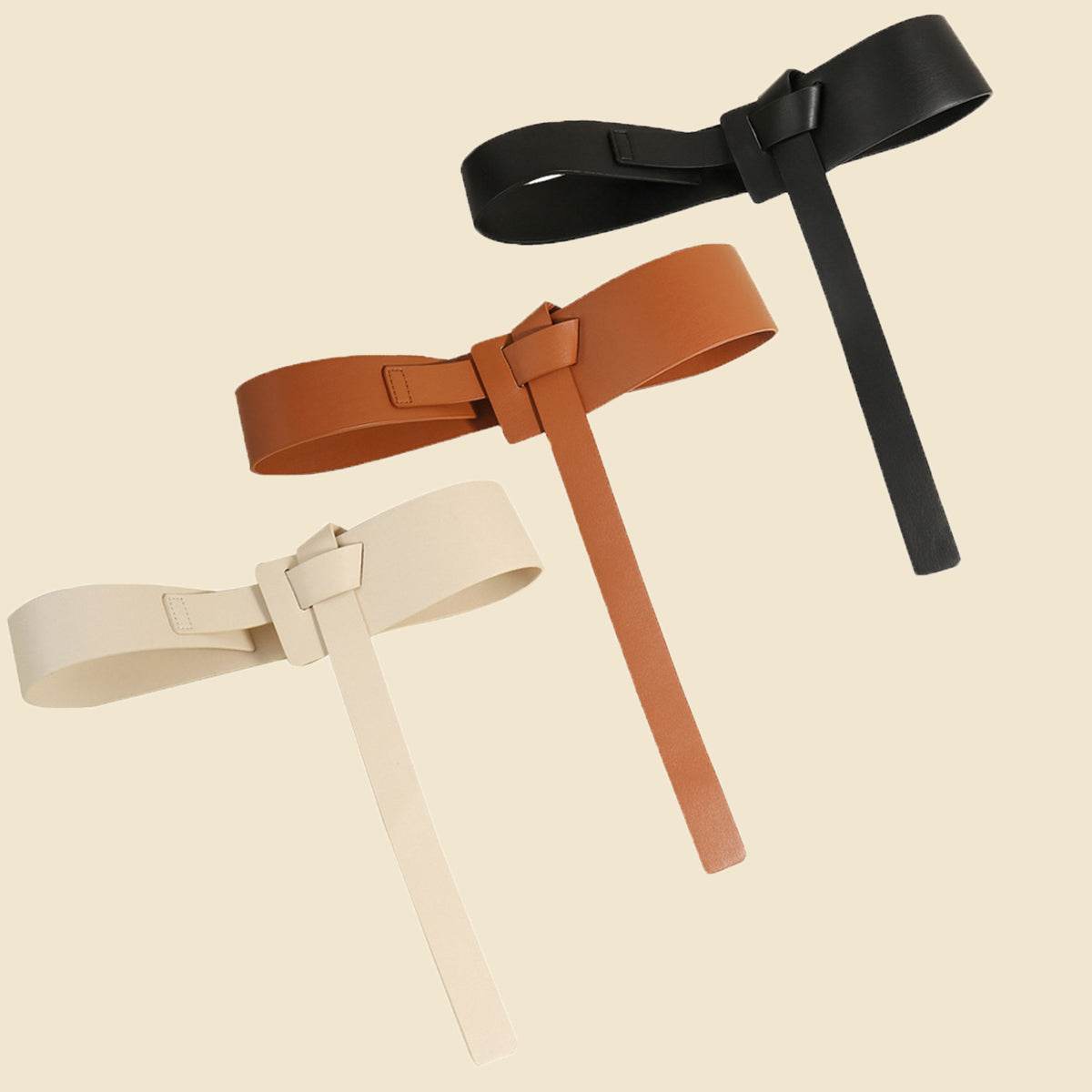 Knot Detail PU Belt - Tredona LLC
