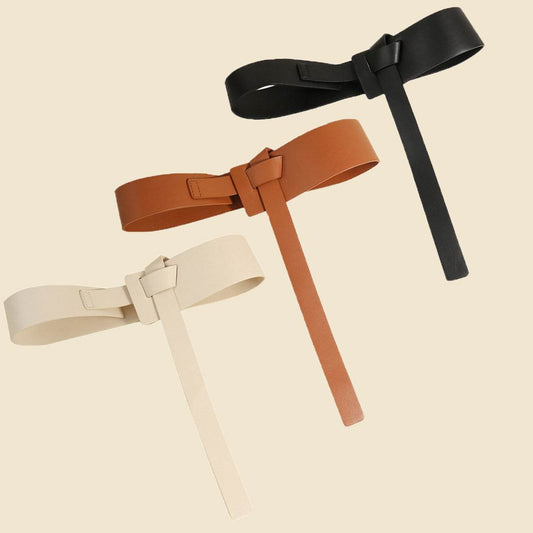 Knot Detail PU Belt - Tredona LLC