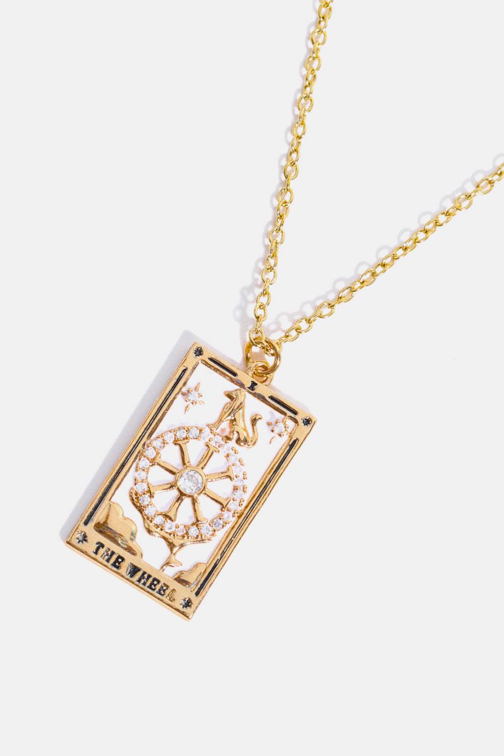 Tarot Card Pendant Stainless Steel Necklace - Tredona LLC