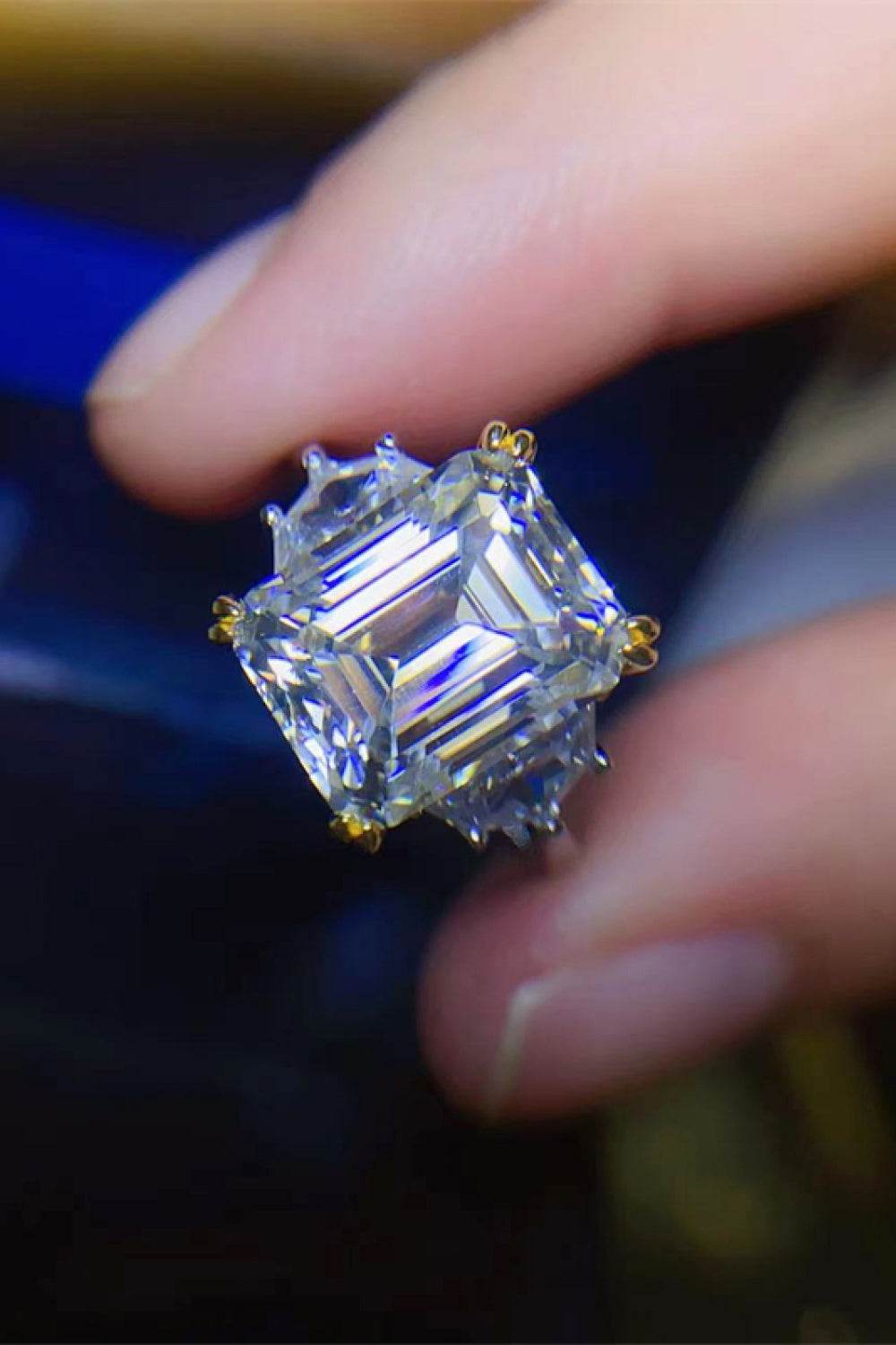 5 Carat Moissanite 925 Sterling Silver Ring - Tredona LLC