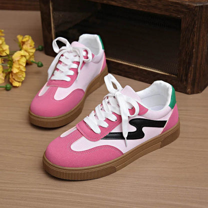 Lace Up Platform Sneakers - Tredona LLC