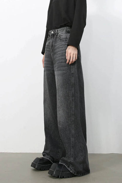 Men's Wide Leg Jeans - Tredona LLC
