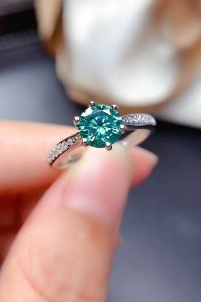 All For You 2 Carat Moissanite 925 Sterling Silver Ring - Tredona LLC