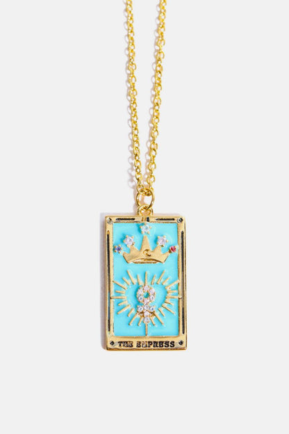 Tarot Card Pendant Stainless Steel Necklace - Tredona LLC