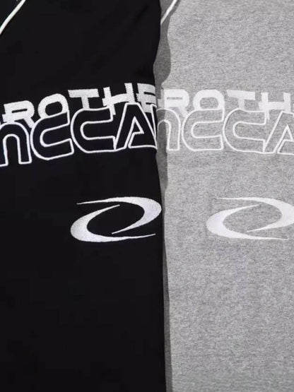 Men's Letter Graphic Long Sleeve T-Shirt - Tredona LLC